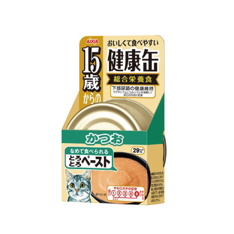 AIXIA 15歲以上健康罐 - 鰹魚 40g (綠色) KCG-5 (任選6罐$58)