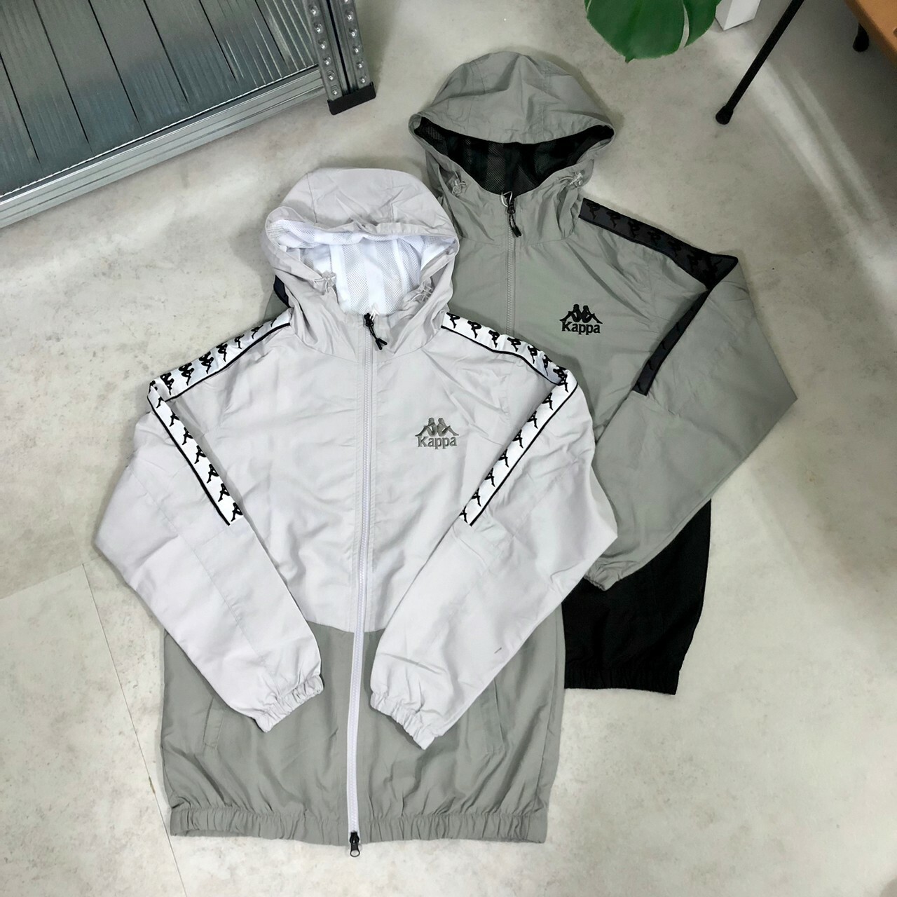 KAPPA 休閒中性 連帽風衣外套 371N8SW