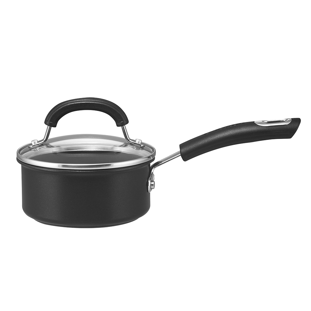 《CIRCULON Total圓滿系列》導磁單柄湯鍋14CM(有蓋)/醬料鍋/牛奶鍋