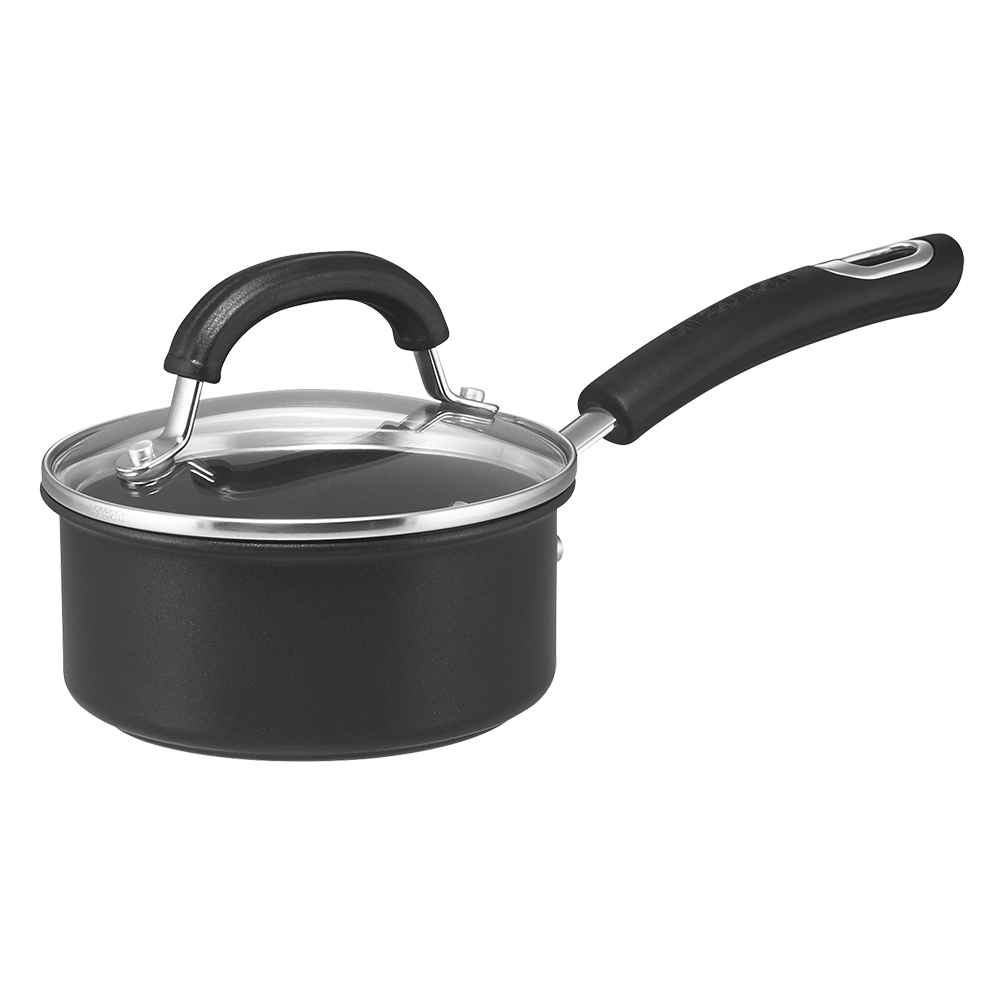 《CIRCULON Total圓滿系列》導磁單柄湯鍋14CM(有蓋)/醬料鍋/牛奶鍋