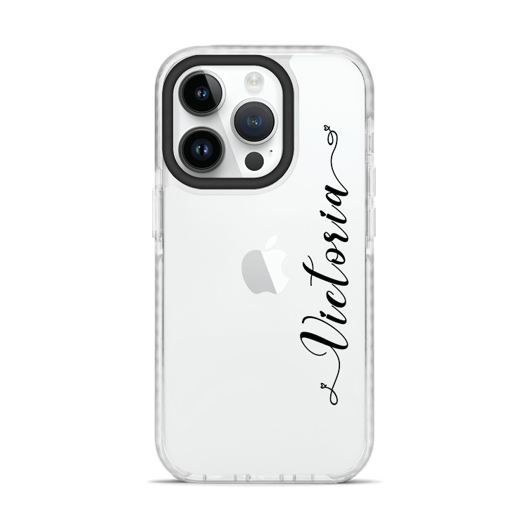 專屬浪漫 撞白殼 - (訂製名字)  iPhone客製化手機殼