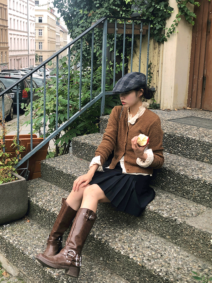 [現貨] 修身百褶裙 [ 2色 / S ]