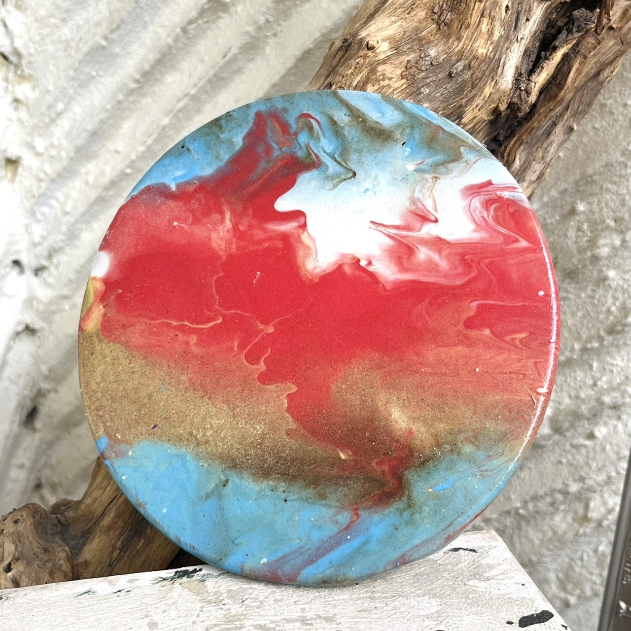 [原石] 渲染油畫 手工陶瓷盤