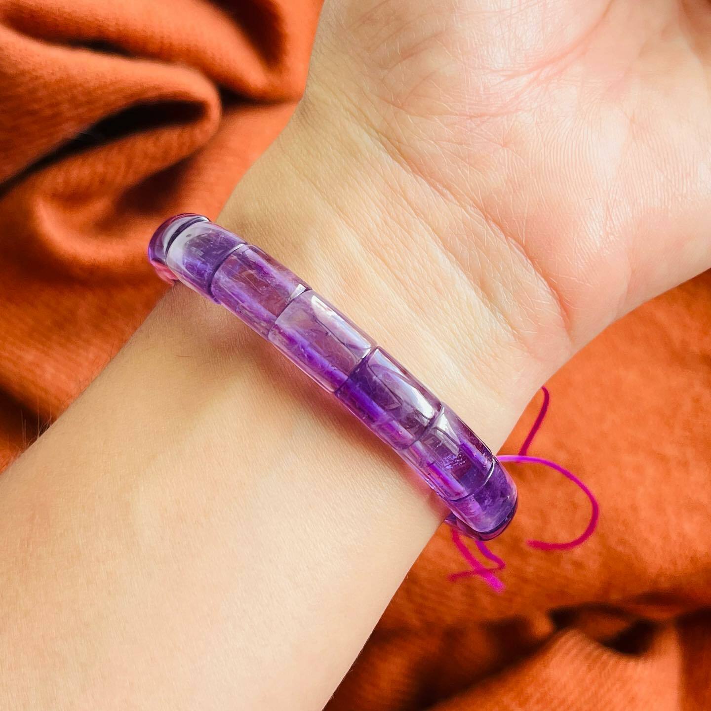 [原石] 紫水晶 水晶手排