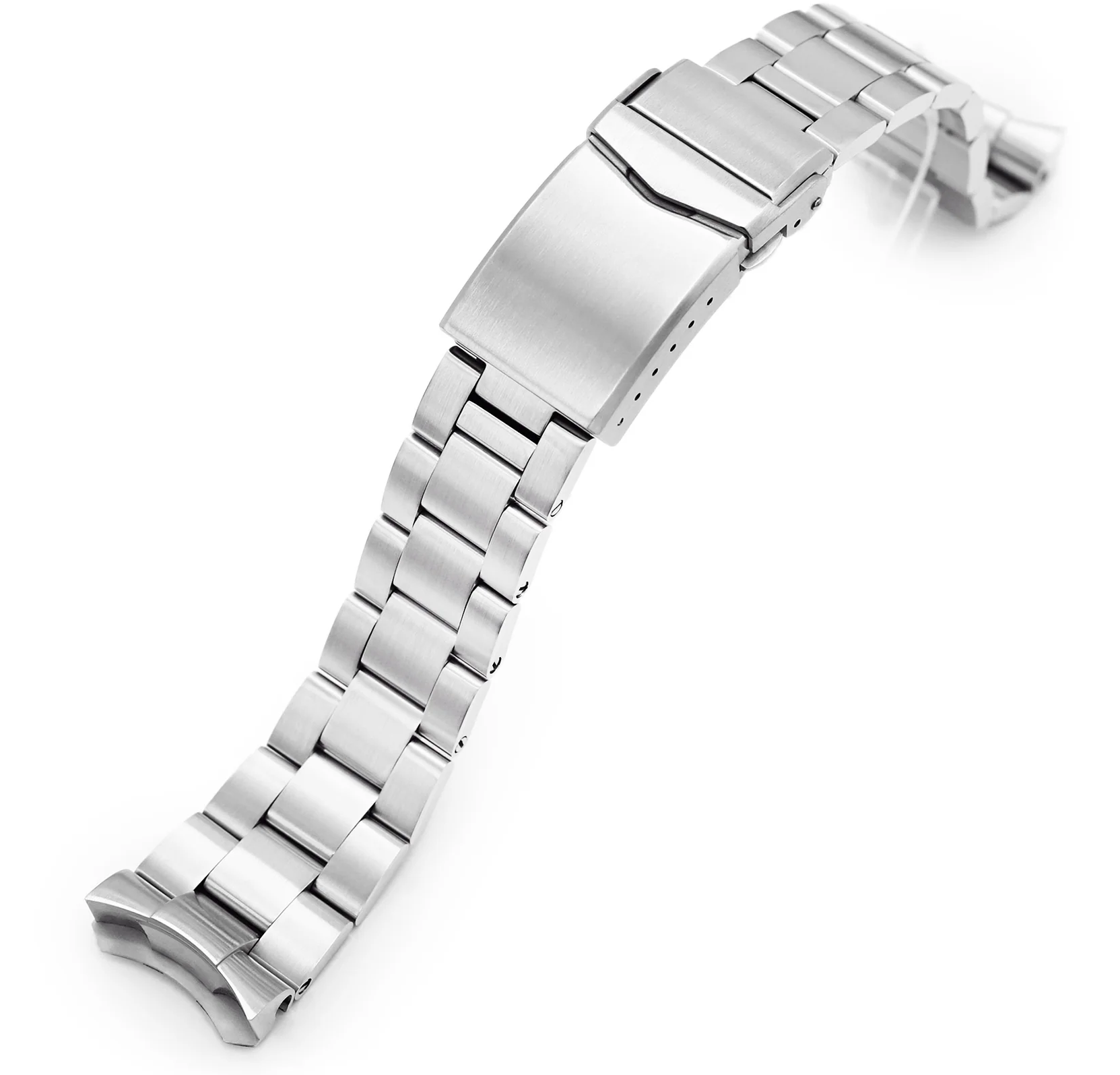 萬年鐘錶 - 太空人錶帶 SEIKO 5 SPORTS 精工 5號  專用錶帶超級3D蠔式拉砂不鏽鋼錶帶按鈕 V扣  SS221820B118