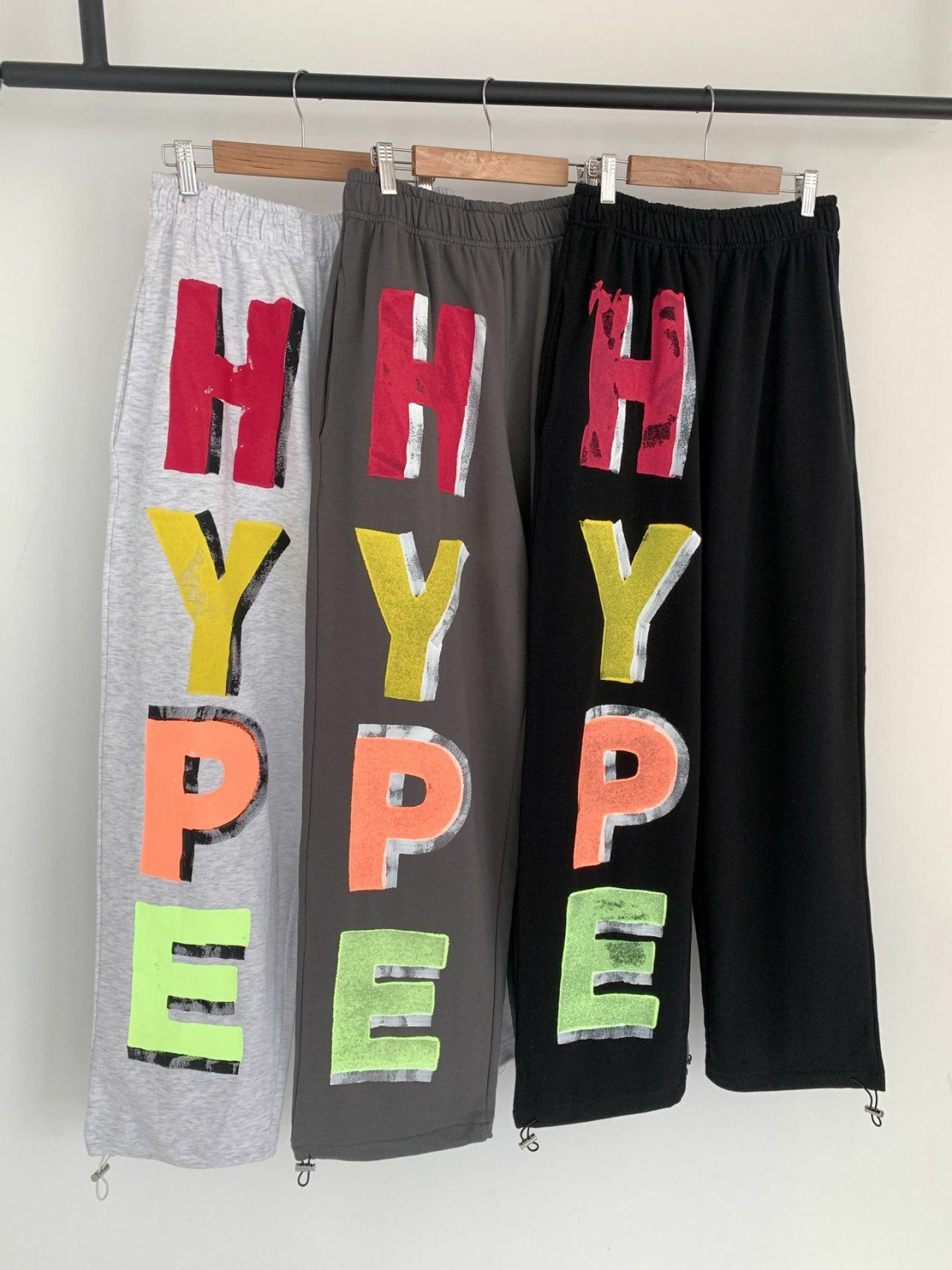 英文字圖案運動褲 3.14-016P