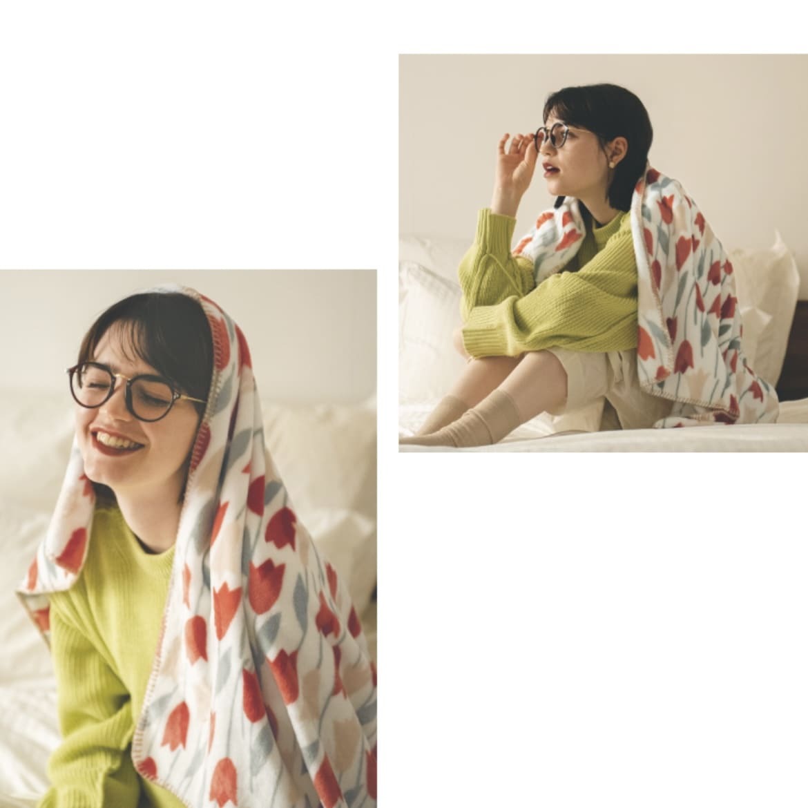 Wpc. Patterns Cushion Blanket 秋冬必備 4way 多用毛毯