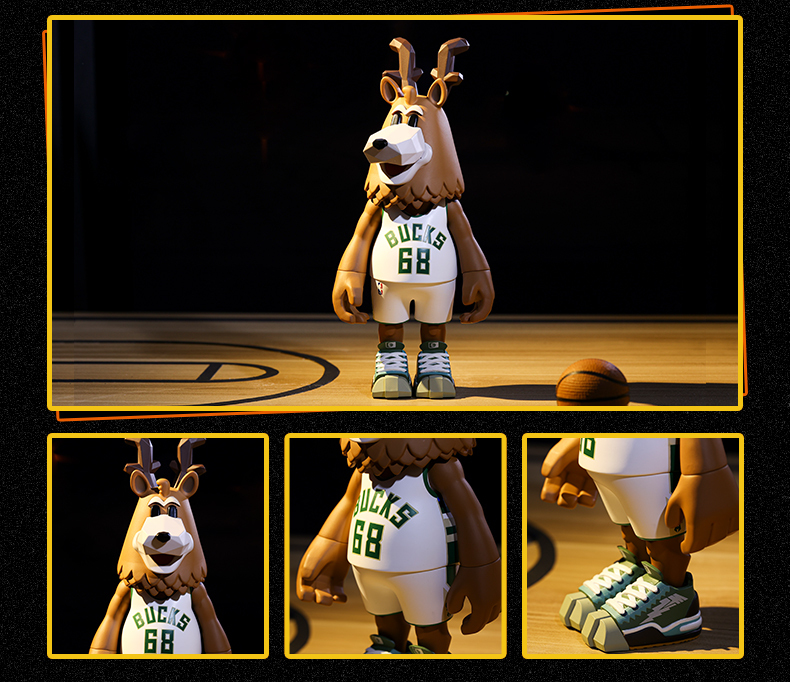 NBA Milwaukee Bucks Bango Figurine