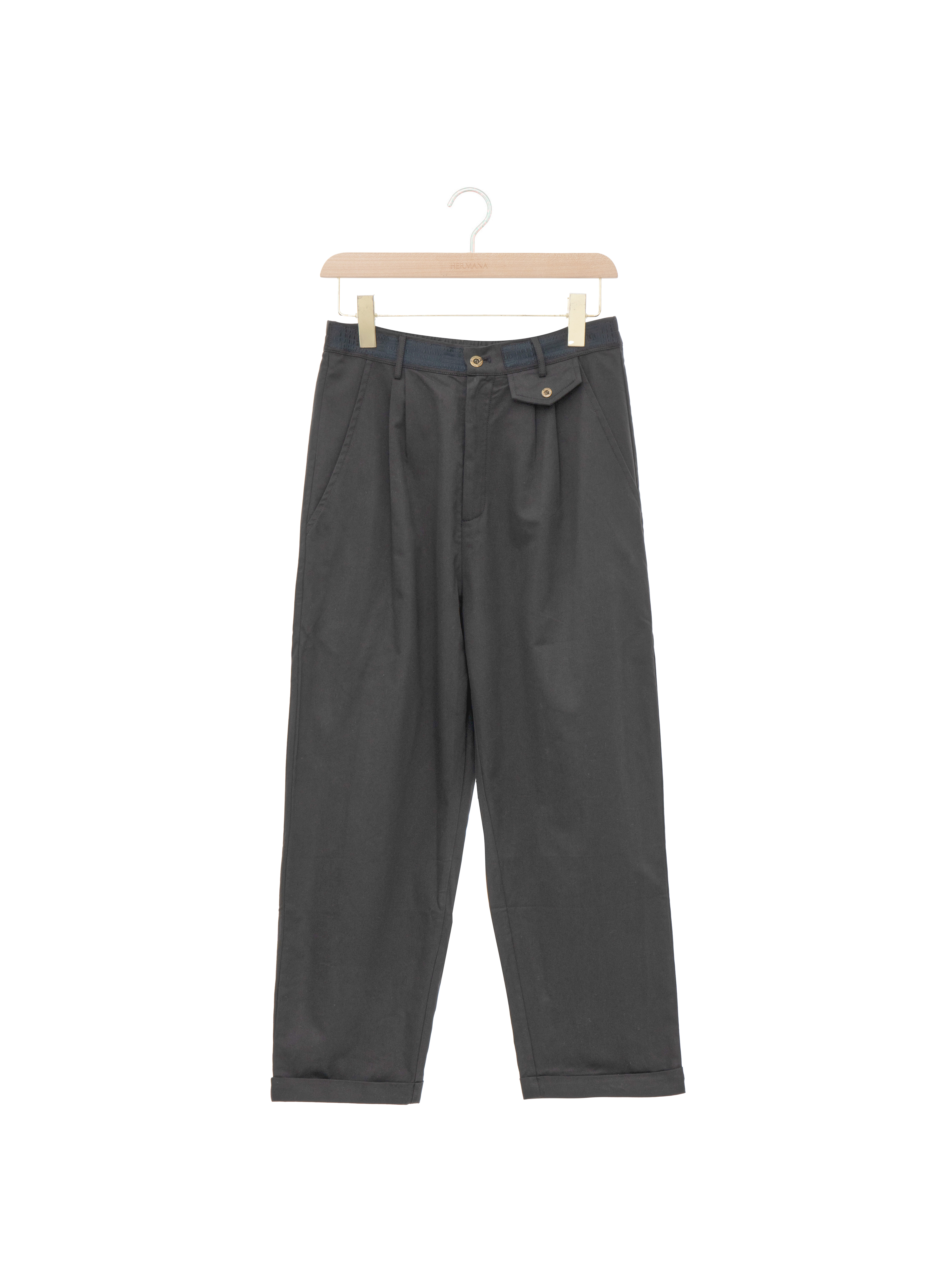 暗民族帶腰頭薄斜褲（現貨款式）