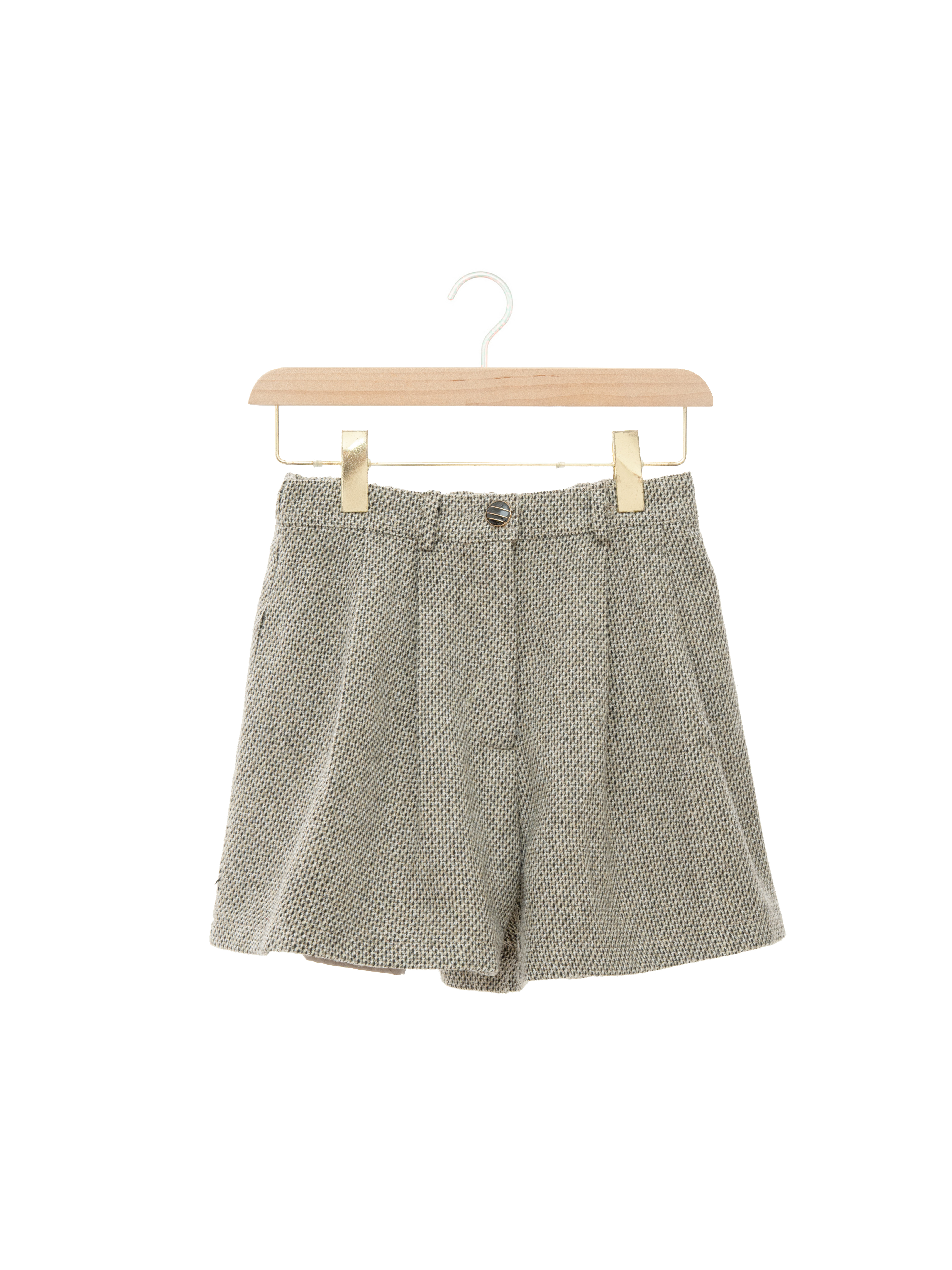 幼花呢絨A形短褲（現貨款式）