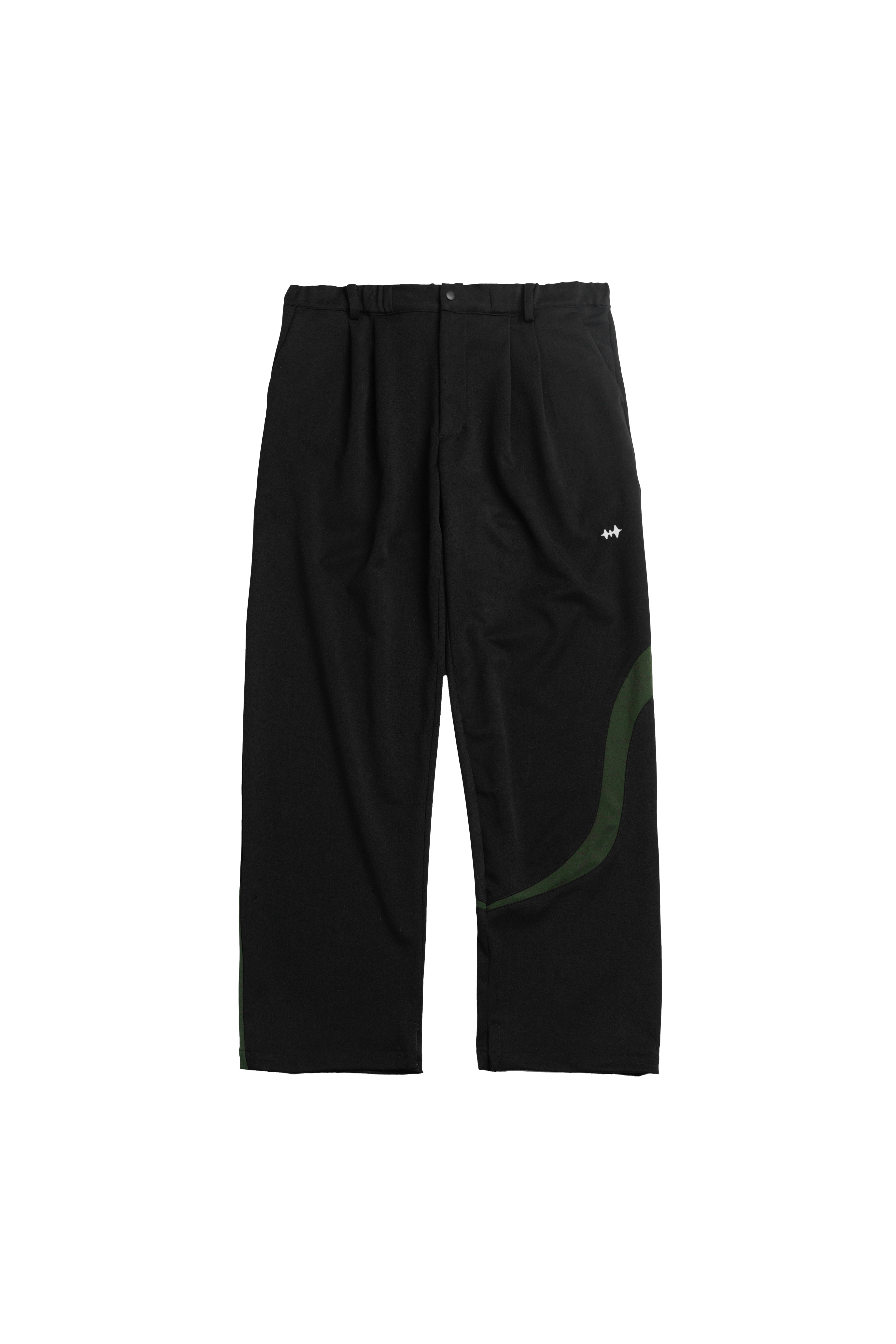 ARC PATCH TROUSERS - BLACK