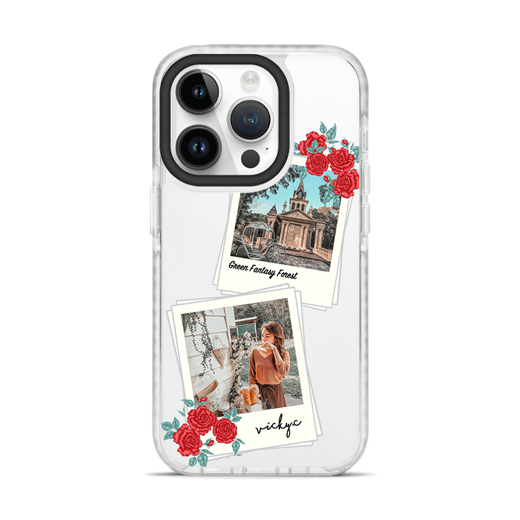 喜歡生活 撞白殼 - (訂製名字)  iPhone客製化手機殼