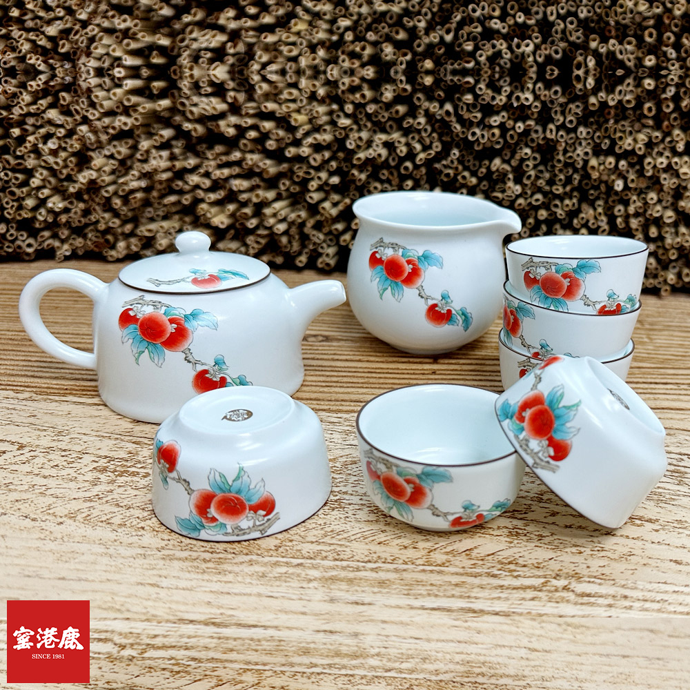 事事如意茶具8入禮盒套裝｜吉祥如意高雅品茗禮盒首選