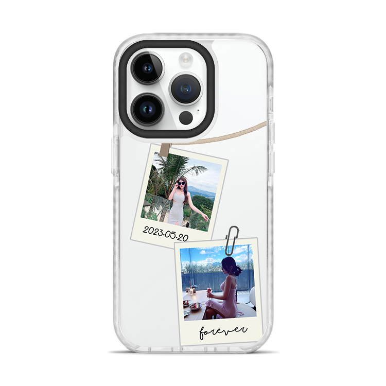 快樂時光 撞白殼 - (訂製名字)  iPhone客製化手機殼