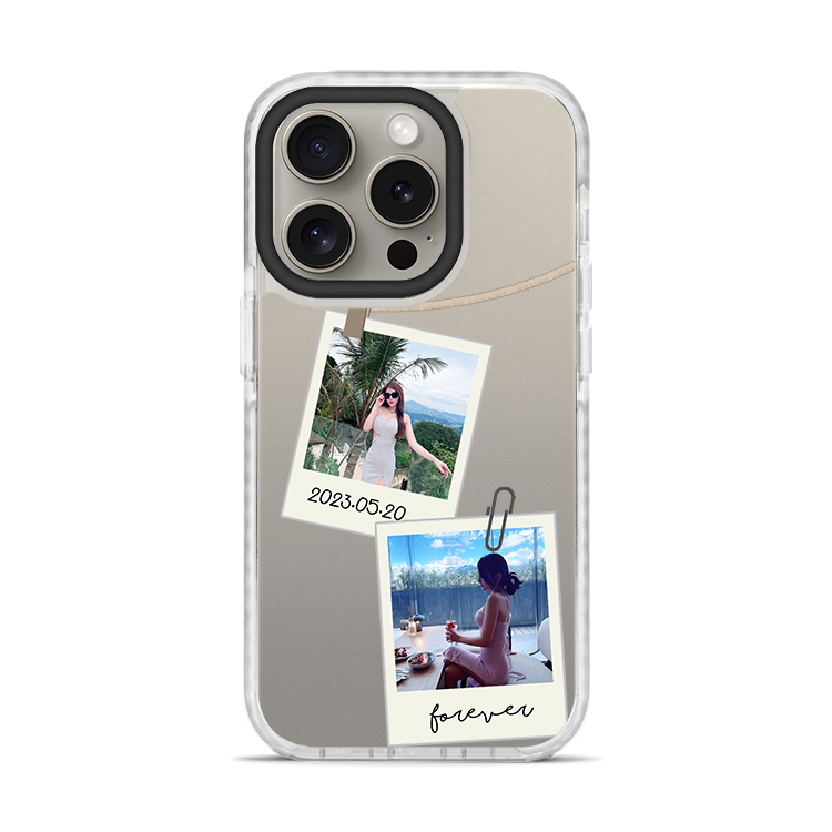 快樂時光 撞白殼 - (訂製名字)  iPhone客製化手機殼