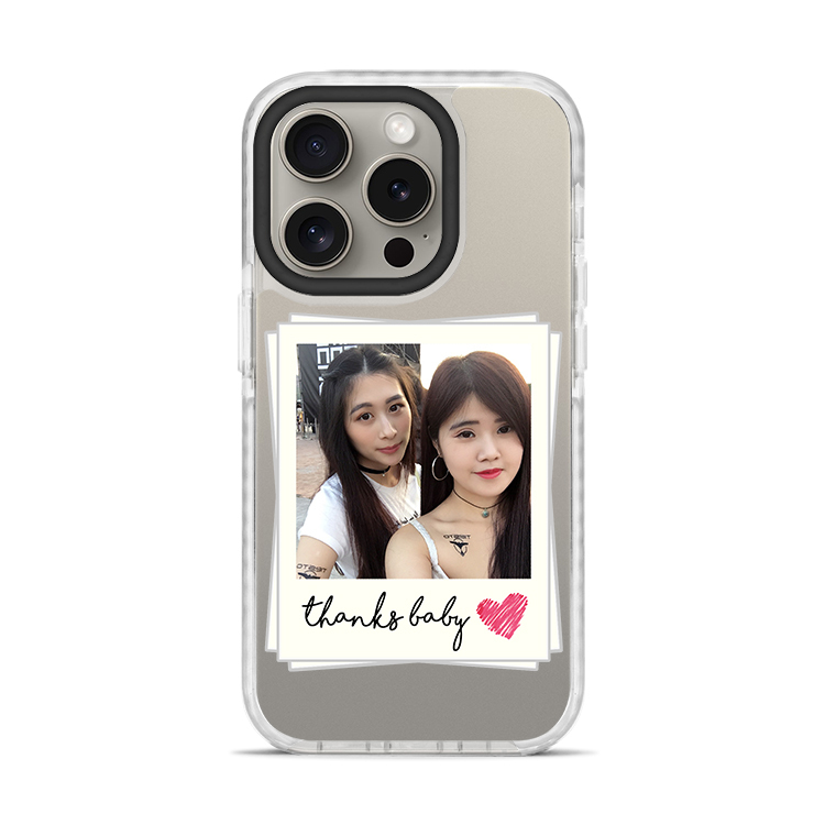 永遠閨蜜 撞白殼 - (訂製名字)  iPhone客製化手機殼