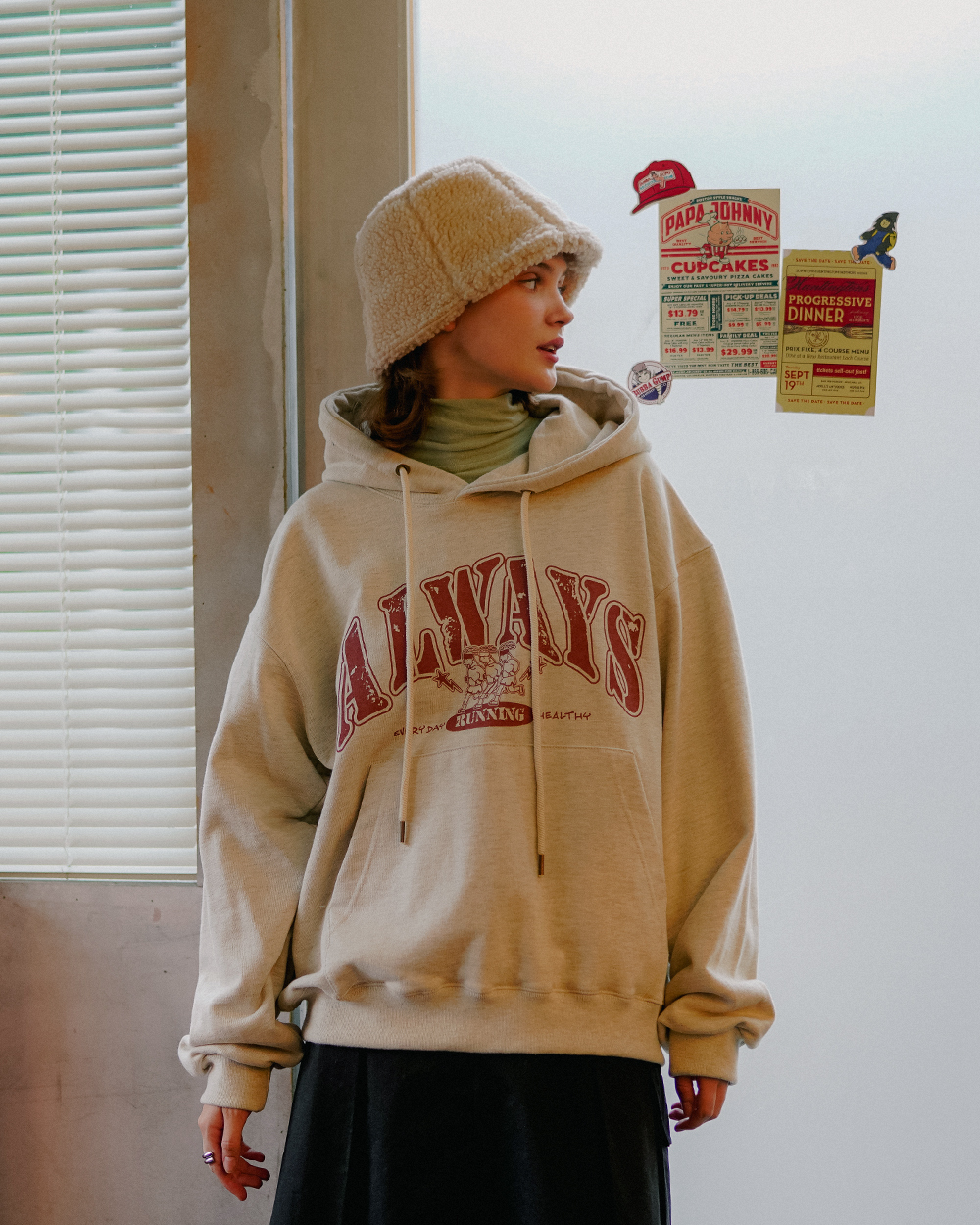 <預購>  韓國WV PROJECT ALWAYS RUNNING 🏃🏻高磅帽T