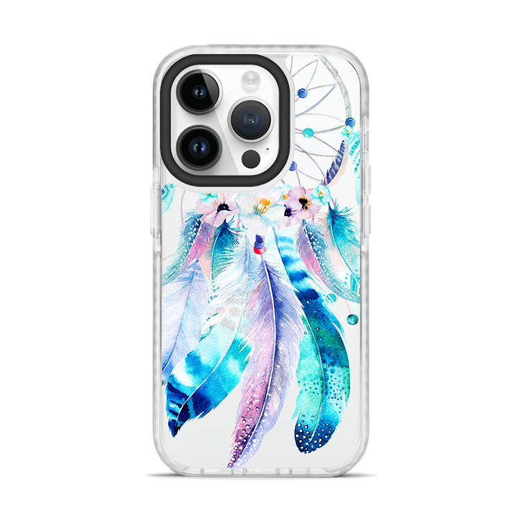 夢幻捕夢網 撞白殼 - (訂製名字)  iPhone客製化手機殼