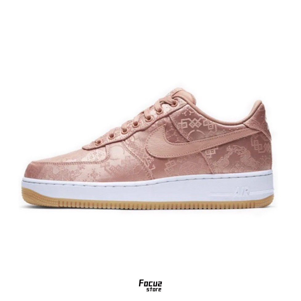 【Focus Store】預購 CLOT x Air Force 1 Low Premium 'Rose Gold Silk' CJ5290-600 粉絲綢