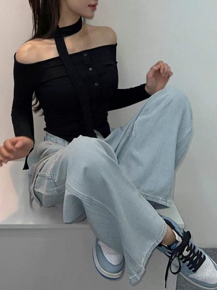 🇰🇷韓國 初秋公主 繞脖 平口 兩件套Set