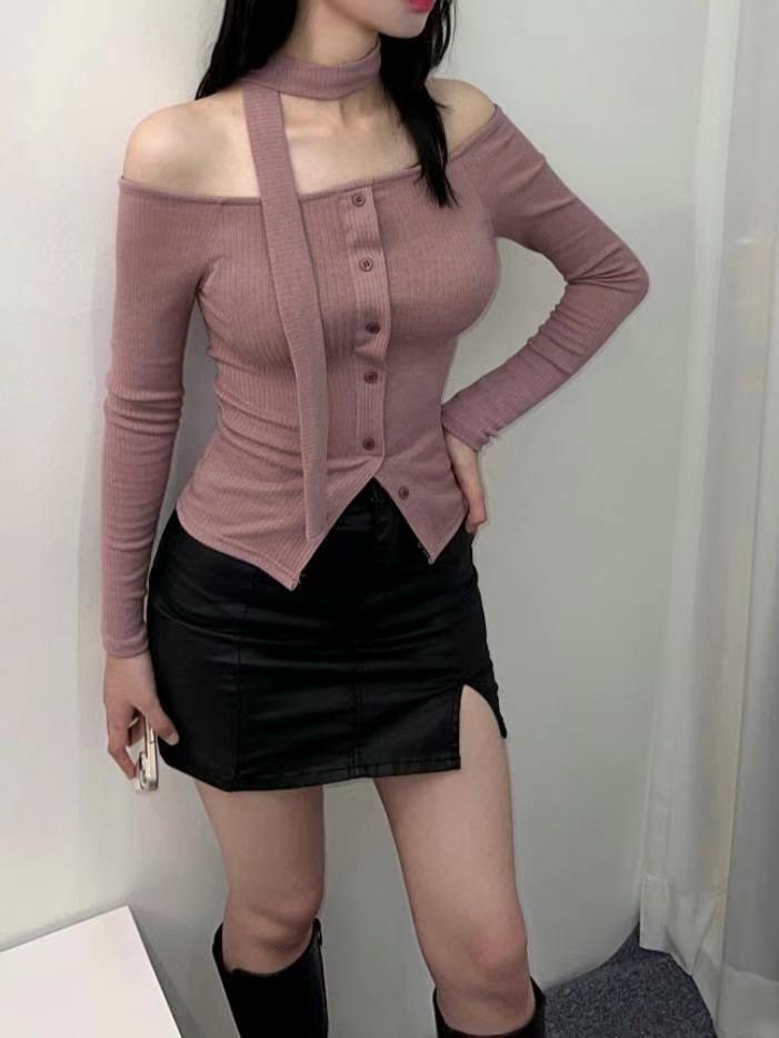 🇰🇷韓國 初秋公主 繞脖 平口 兩件套Set