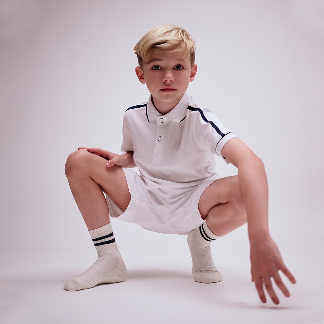 丹麥GoBabyGo 無縫運動防滑襪 - Black