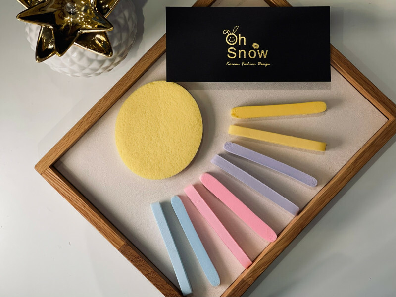 20入洗臉海綿(顏色隨機)