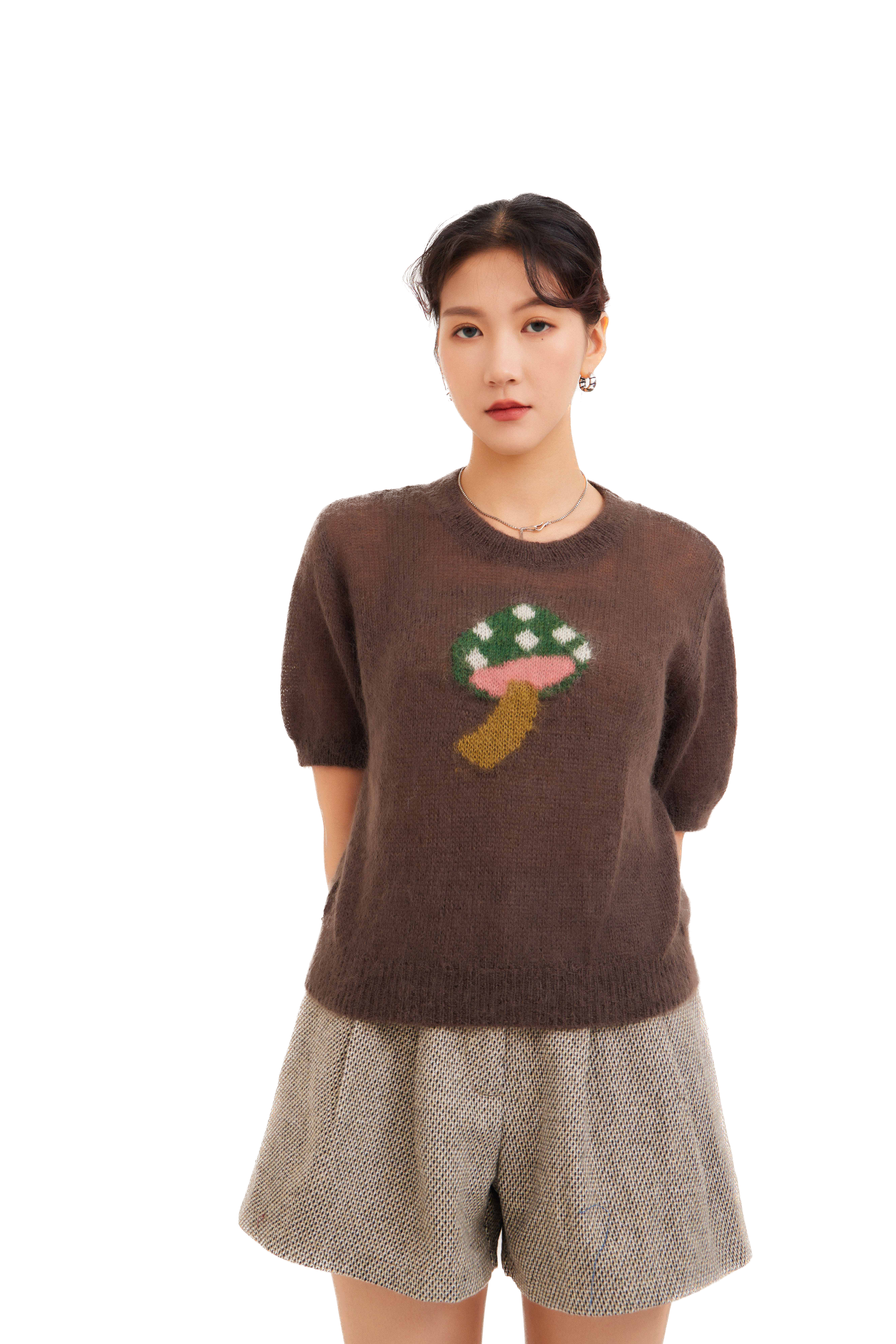 幼花呢絨A形短褲（現貨款式）