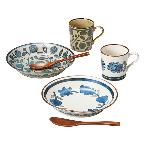 北歐風 杯+盤+木匙 6入套組（禮盒裝）｜Clasico 美濃燒