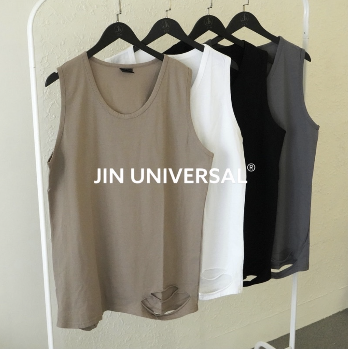 JIN UNIVERSAL V02 前後雙刀割破壞內搭背心 破壞內搭 背心 無袖 街頭感  5.0