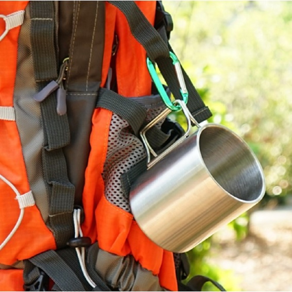 CLS 隔熱折疊手把杯 304不鏽鋼