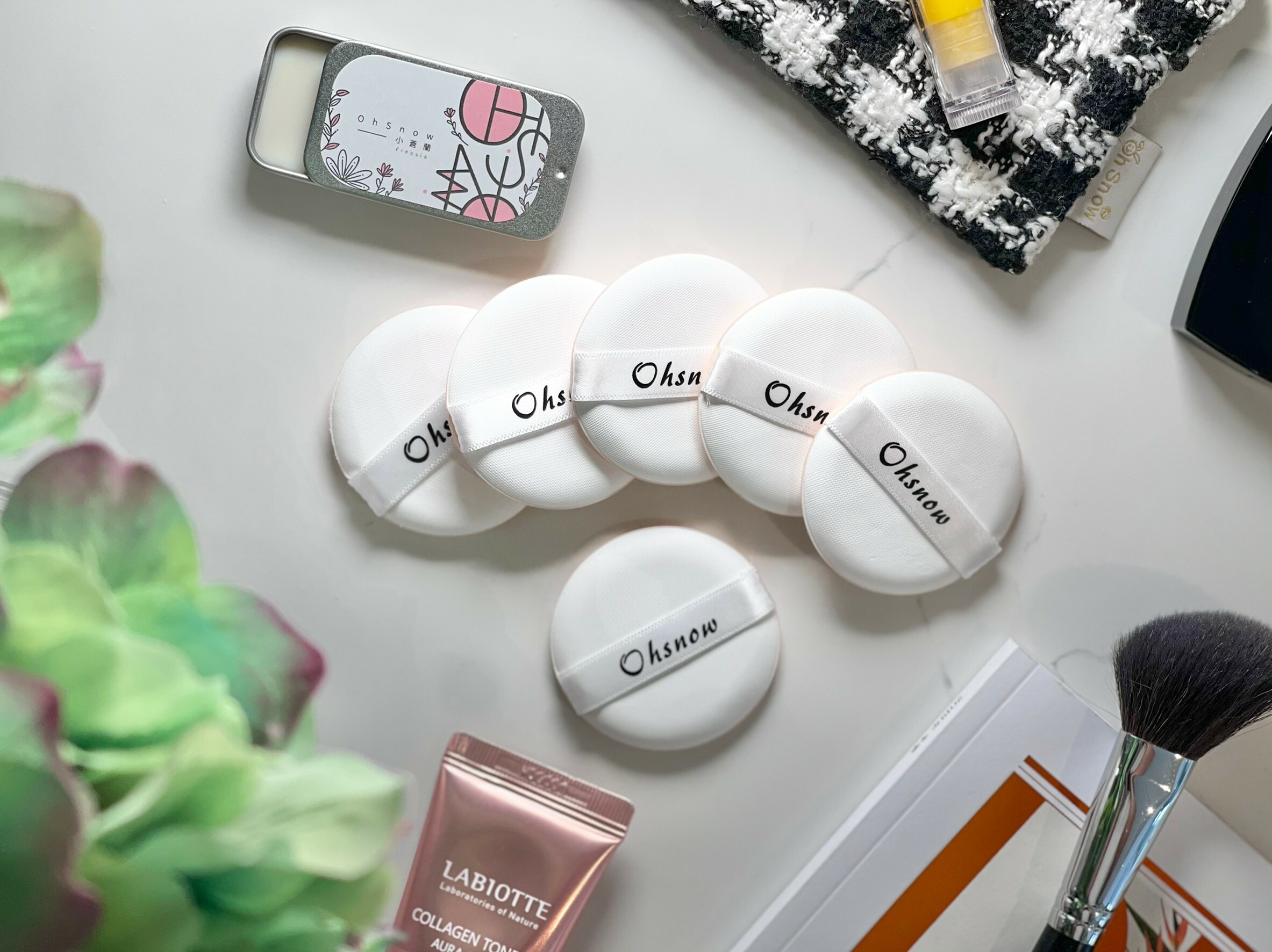 『6入』Oh Snow素色粉撲