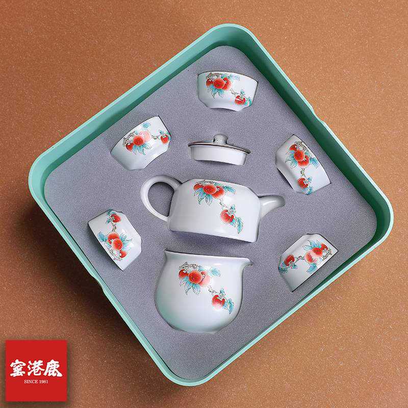 事事如意外出茶具7入旅行禮盒｜輕巧便攜茶具套裝 送禮自用首選