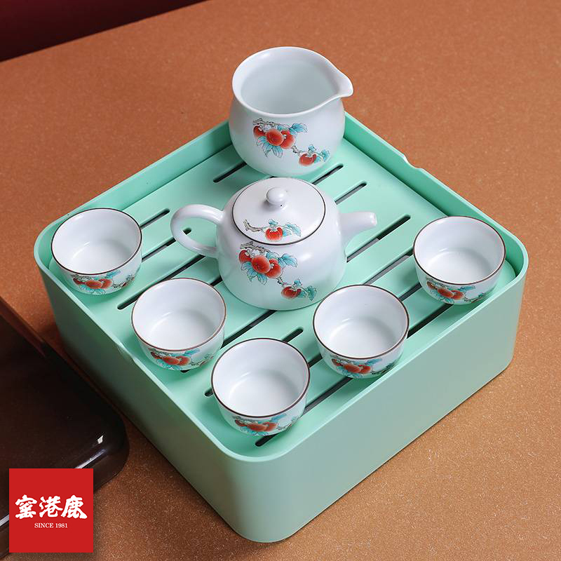 事事如意外出茶具7入旅行禮盒｜輕巧便攜茶具套裝 送禮自用首選