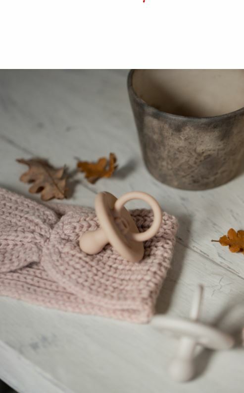 1+ in the family 寶貝針織髮帶CHARLOTTE-bb nude 粉