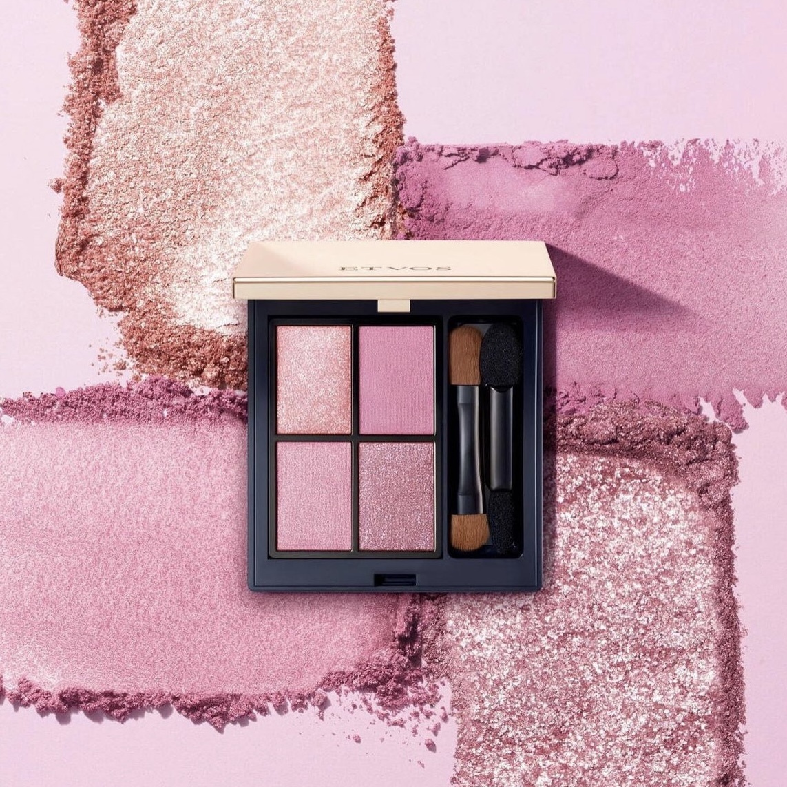 [限定] ETVOS Mineral Classy Shadow 礦物4色眼影彩盤