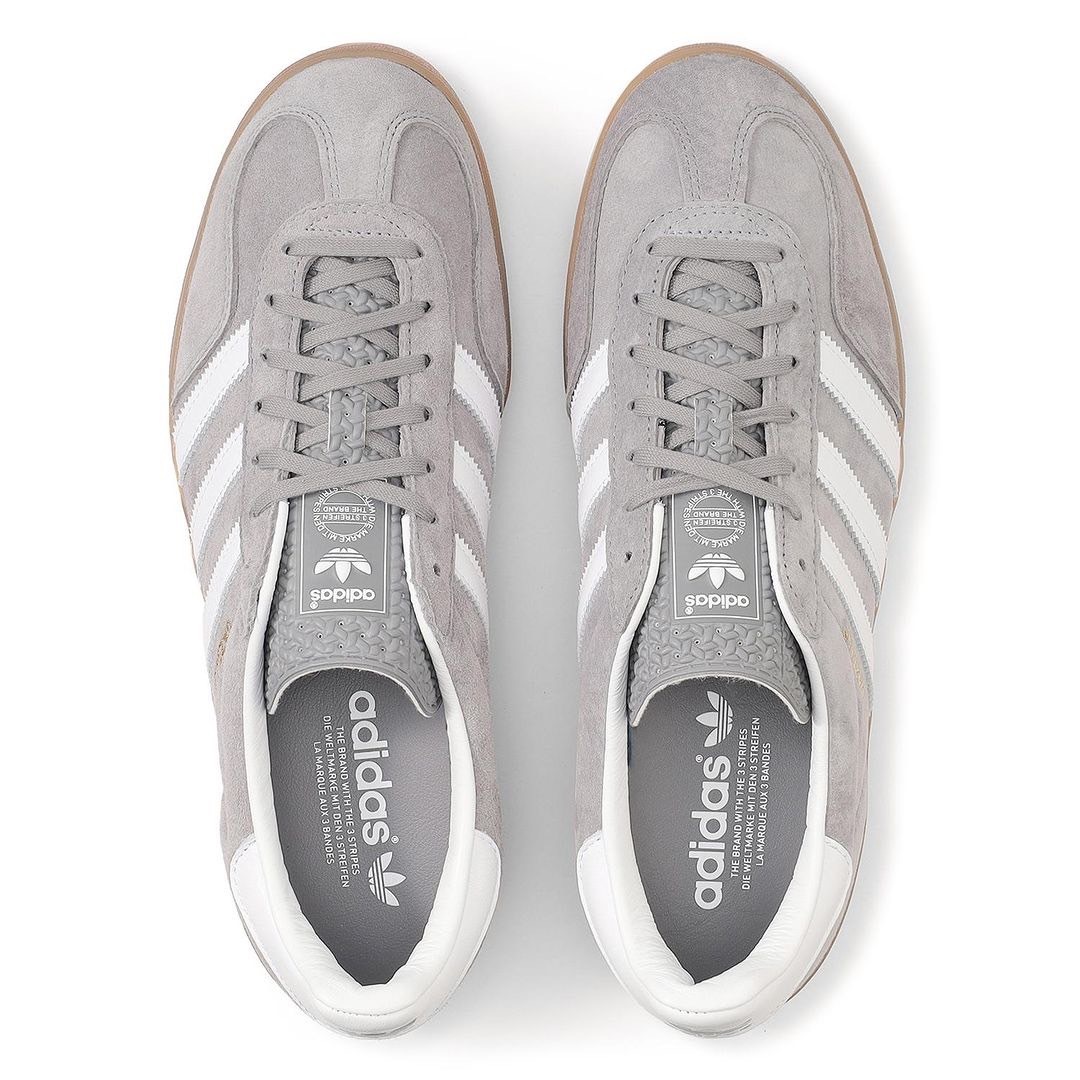 預購┃adidas GAZELLE INDOOR 麂皮灰色焦糖底ID0978