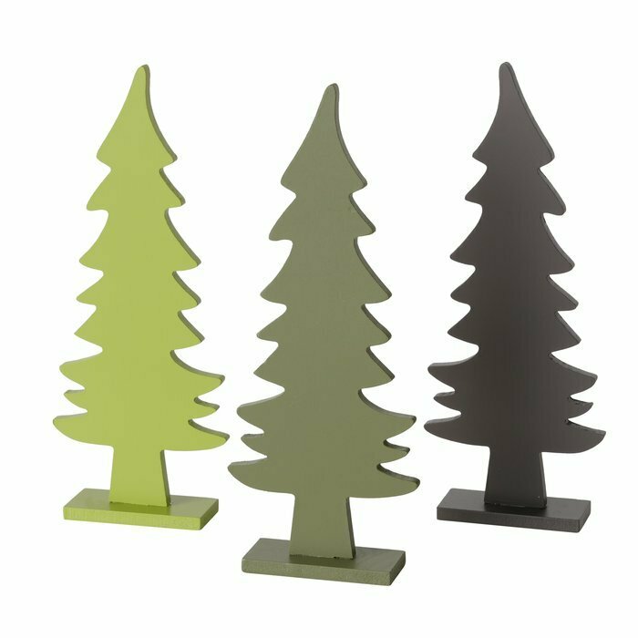 德國Boltze 三色木頭聖誕樹(大)