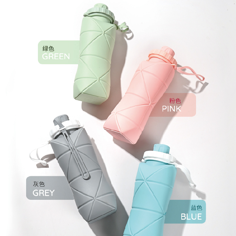 硅胶耐高温伸缩折叠杯