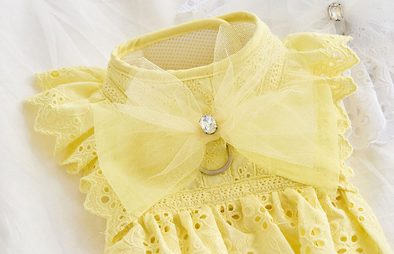 天使絲帶 胸針 (黃色 蝴蝶結)  - It’s sunny outside