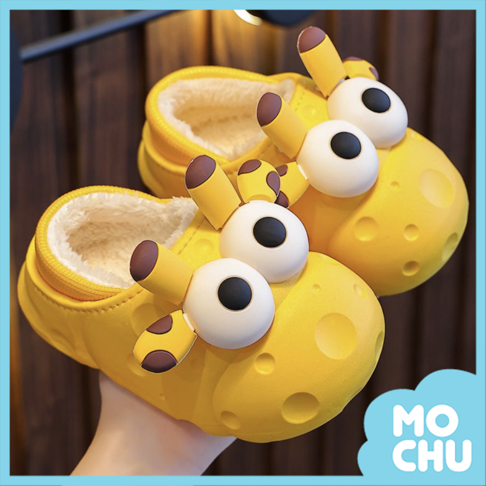 立體萌寵造型加絨防水鞋(兩款四色)