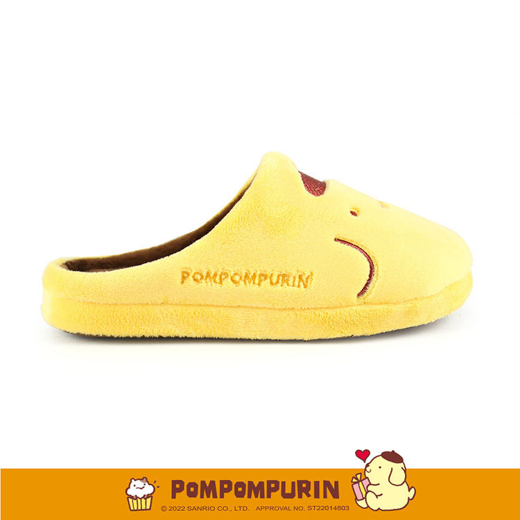Paidal x Pompompurin 布丁狗毛絨室內拖鞋-男款