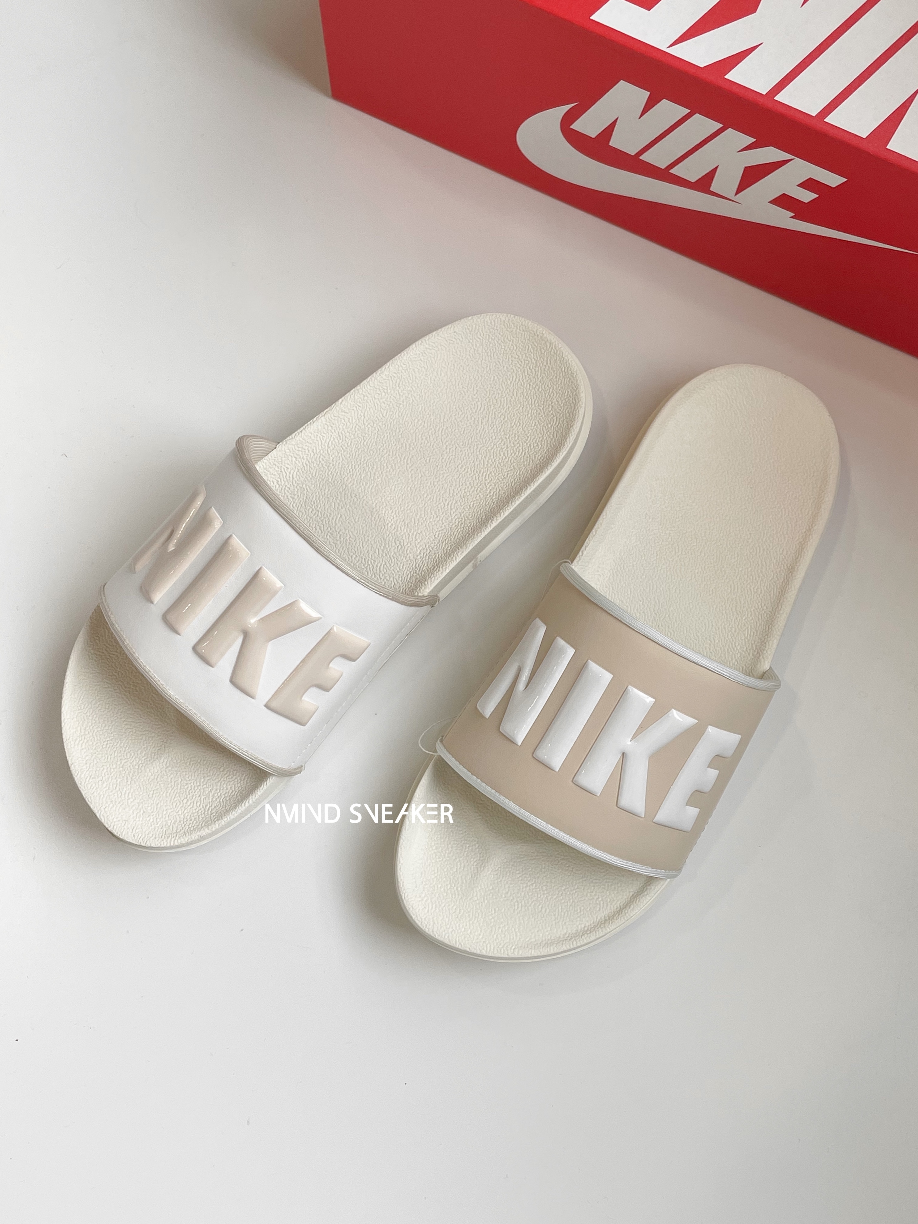 <線上SALE❤️‍🔥>Nike Offcourt  絕美奶茶 雙色拖鞋 (FQ7005-131)