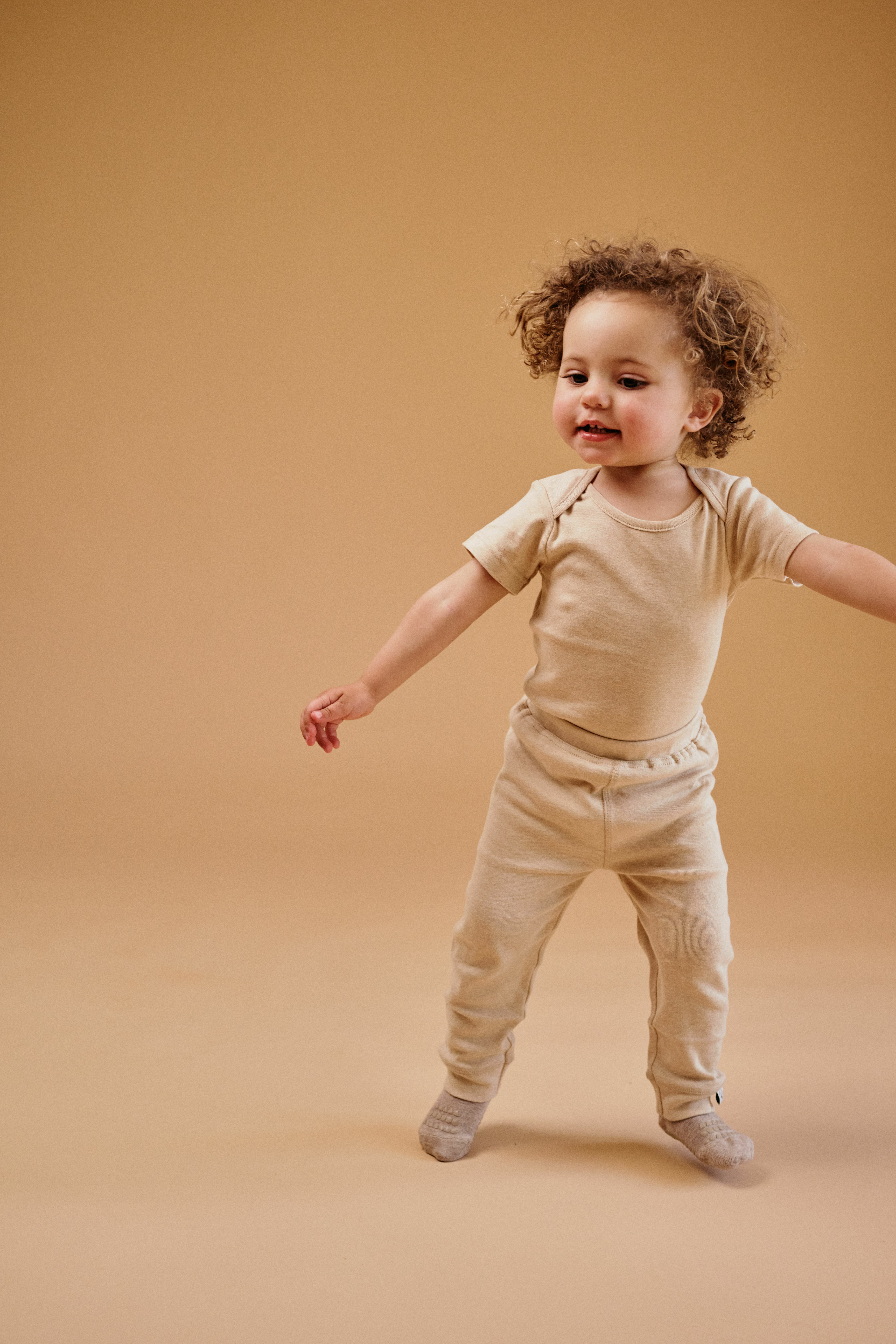 丹麥GoBabyGo 有機棉植淨長褲