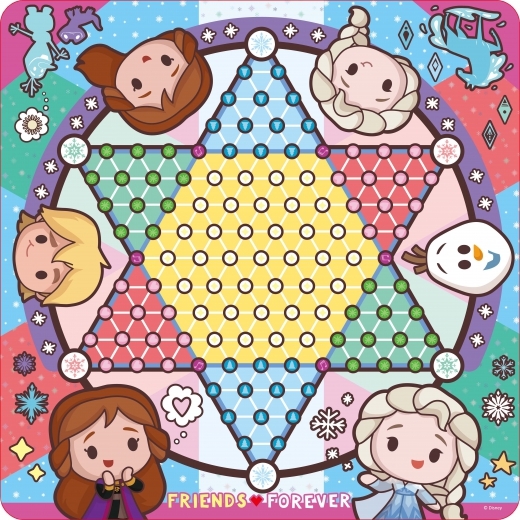 《 Disney 迪士尼 》  冰雪奇緣 聰明玩跳棋