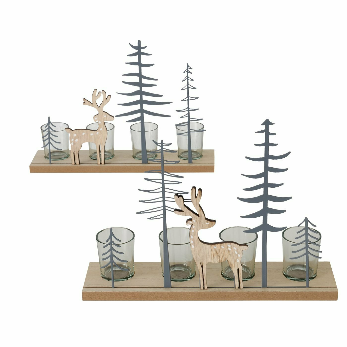 德國Boltze 麋鹿造型燭台2入