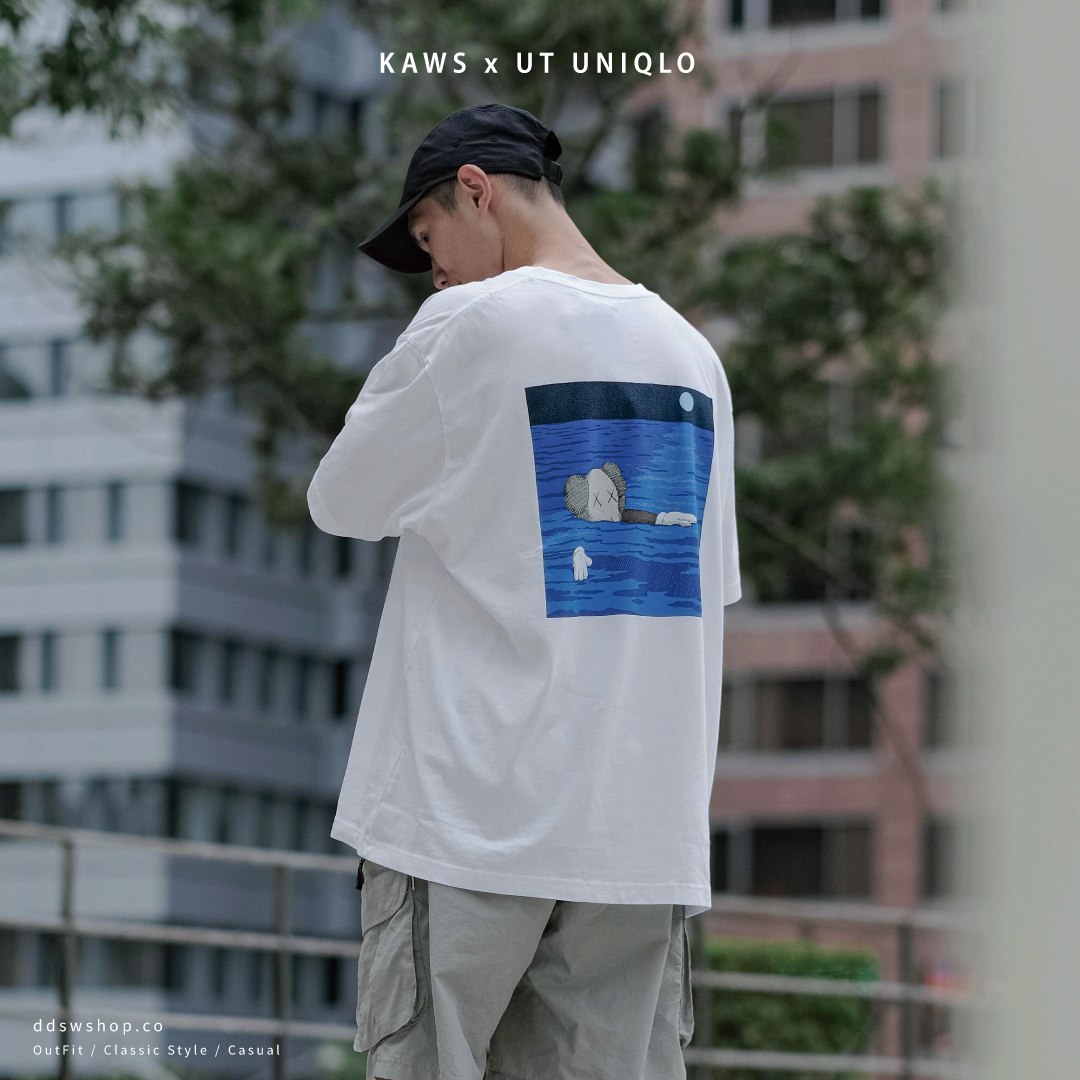 KAWS x UT 男裝 童裝 印花T恤(短袖) 白色