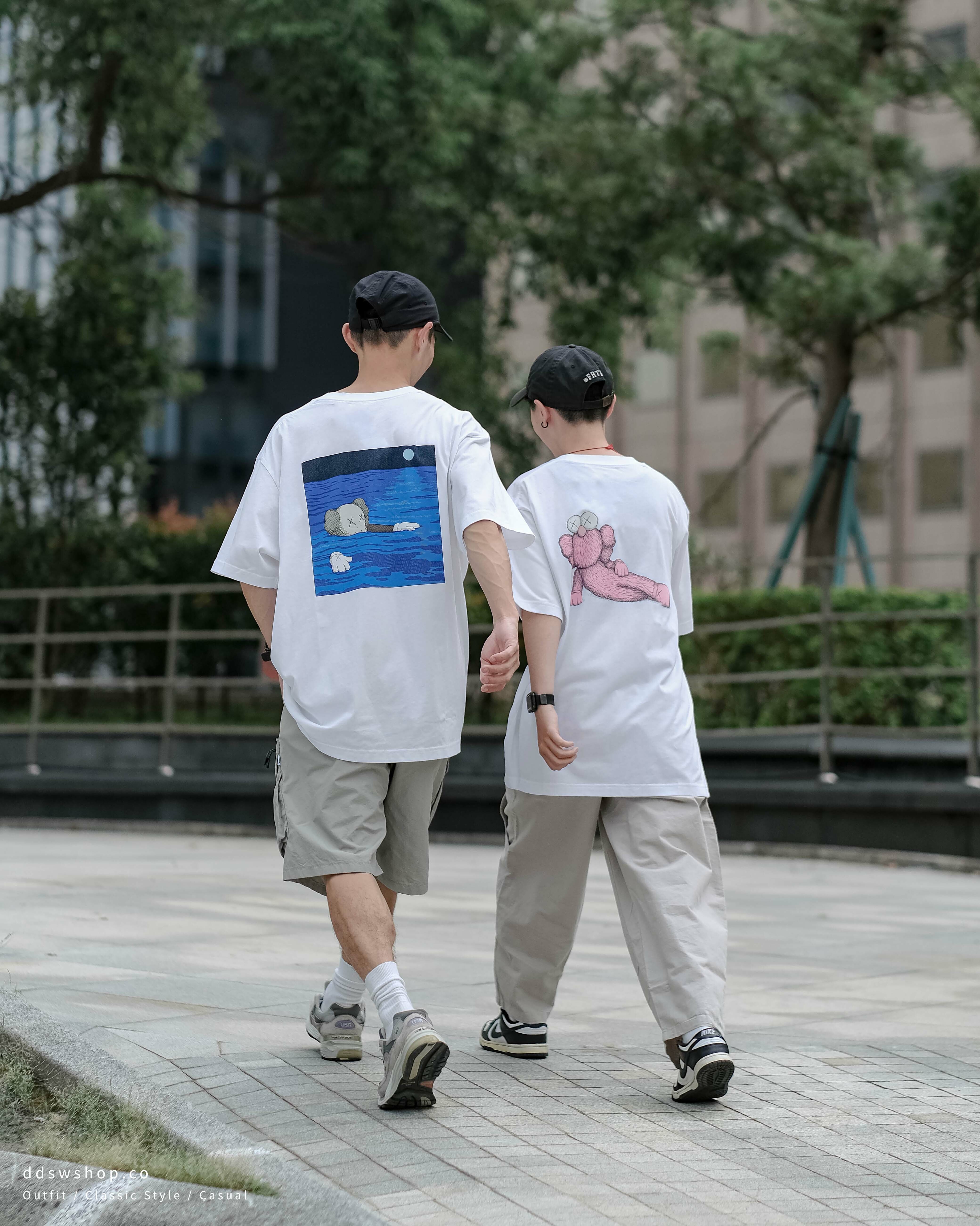 KAWS x UT 男裝 童裝 印花T恤(短袖) 白色