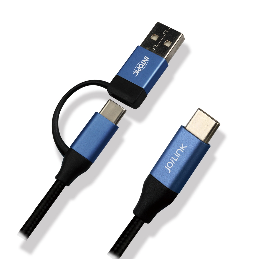 Type-C二合一PD快速充電傳輸線 CB-CTC-18