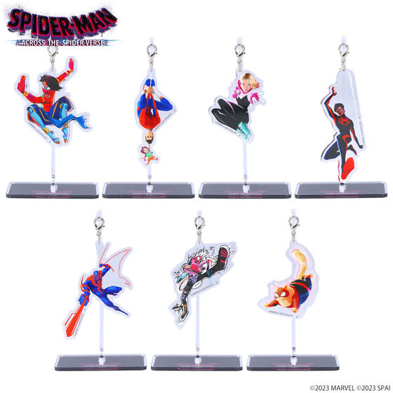 Pbandai 預訂2023/12月 MARVEL/ スパイダーマン:アクロス・ザ・スパイダーバース/ゆれるアクリルスタンド（全7種）